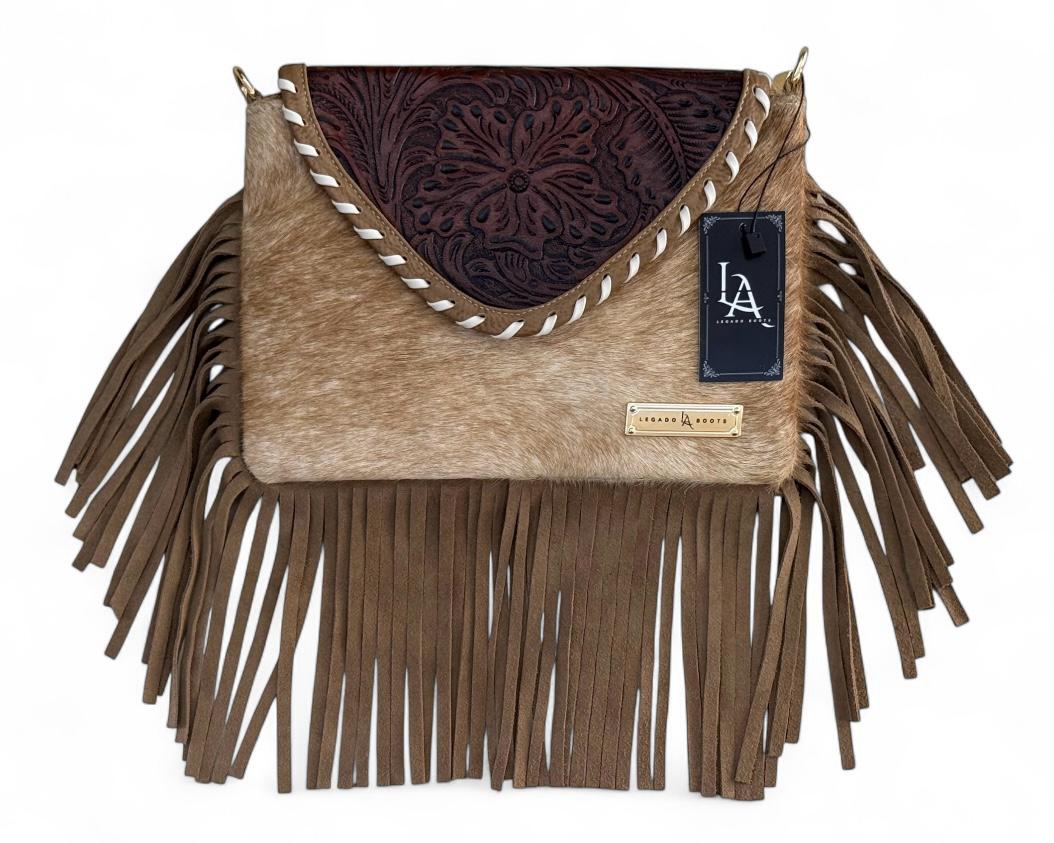 BOLSA CARTERÓN PELO DE VACA SHEDRON